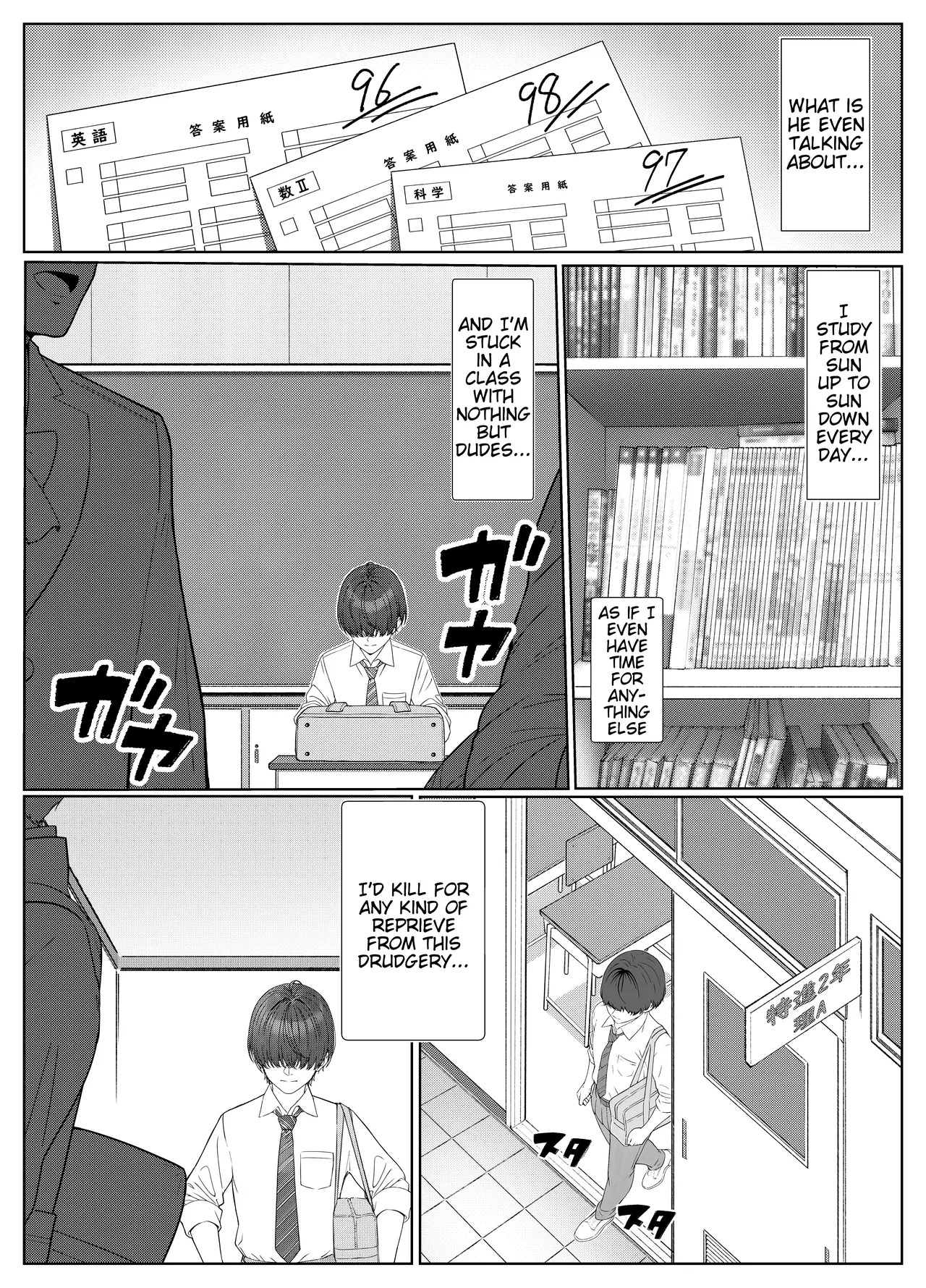 Hentai Manga Comic-I Helped a Hot Girl Pass Her Exams, and Then...-Read-3